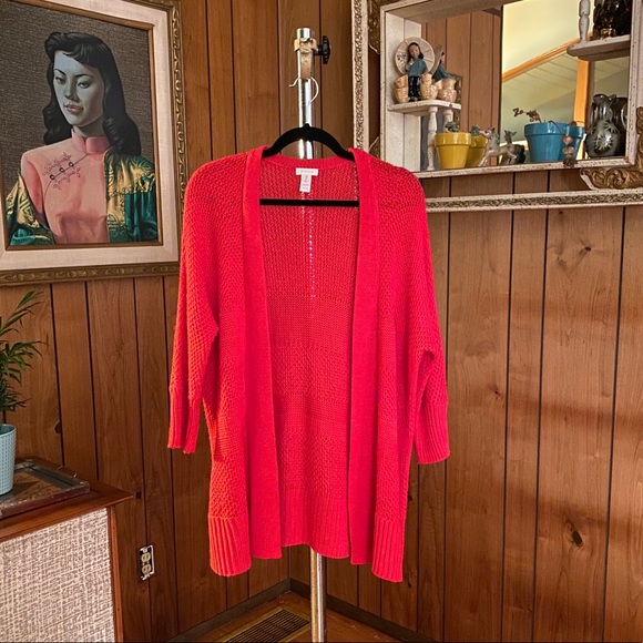 outfit sweater coral